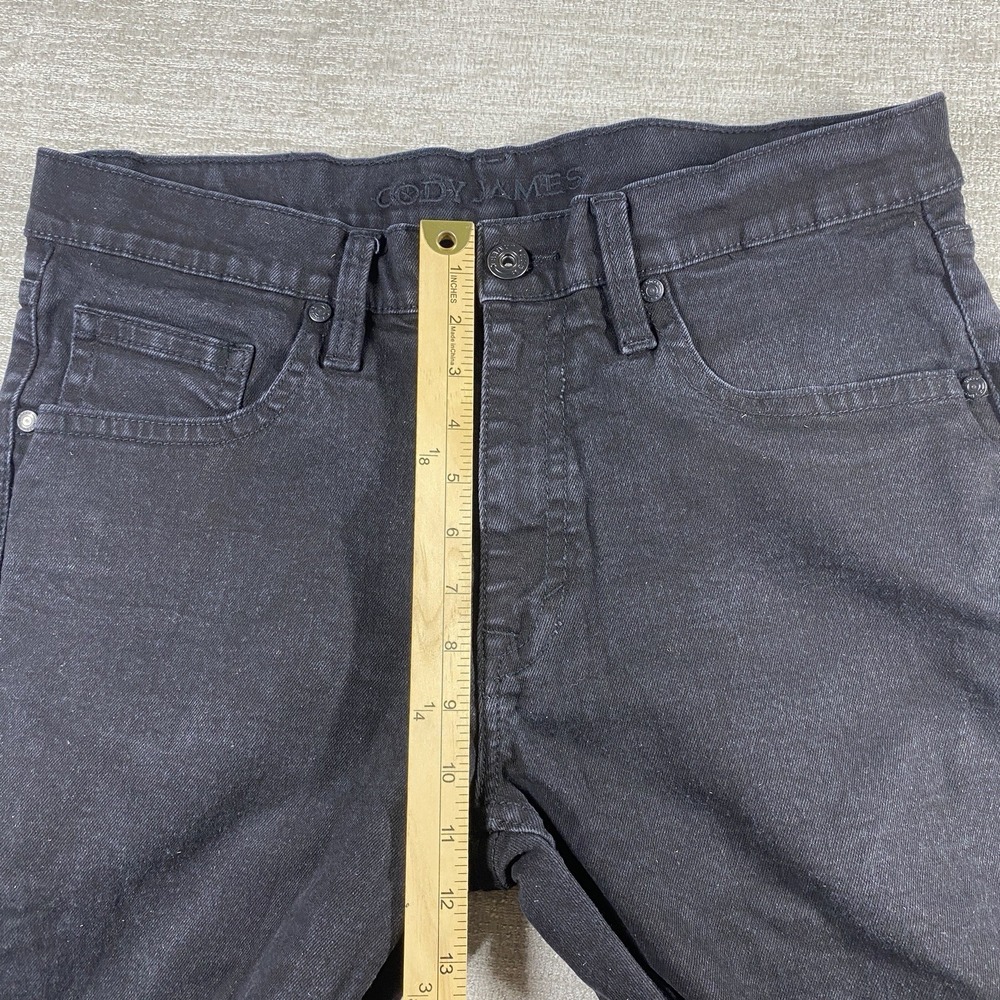 Cody James Slim Straight Jeans 36x30 Black Denim Stretch Western - Picture 11 of 11